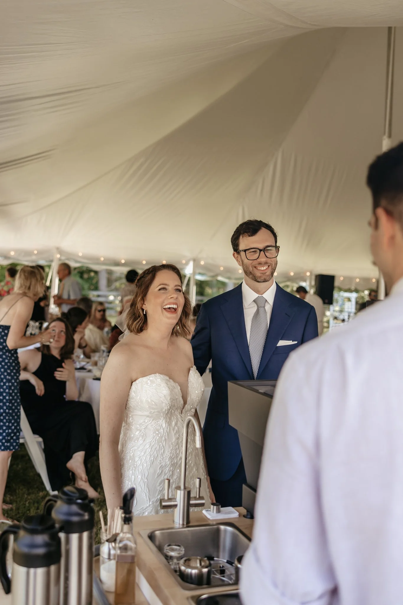 Wedding coffee bar in Portsmouth, NH